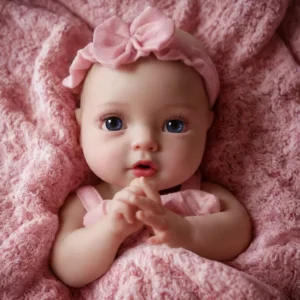 Babeside Terry 12"/16" Realistic Silicone Smiling Baby Little Infant Girl Building Lovely Memories