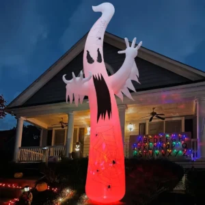 12ft Halloween Inflatable Giant Light Up Ghost
