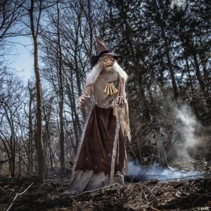5.7ft Crone Witch Animated Prop (servo motor)